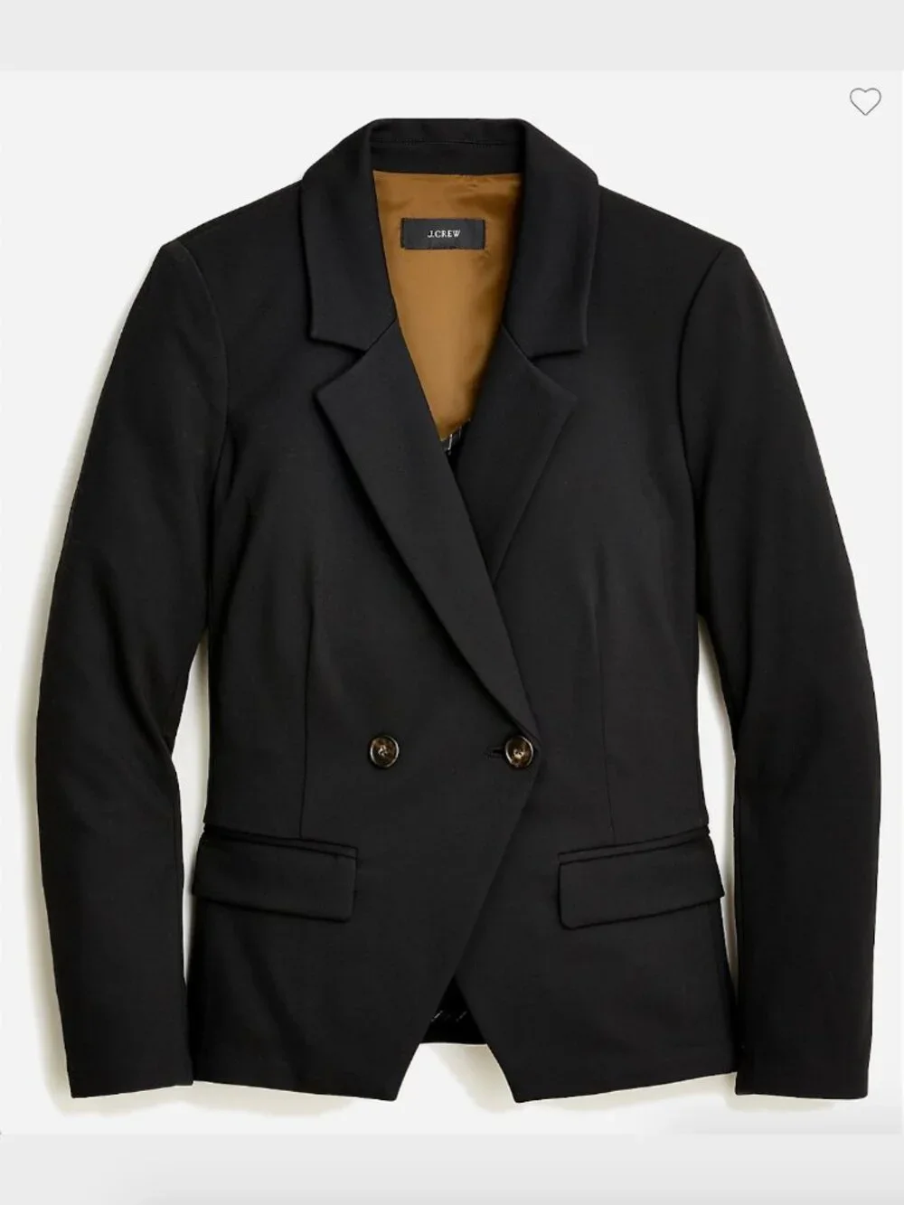 J. Crew Black Devon Blazer in Ponte - Size 8